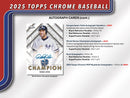 Topps Chrome Baseball 2025 - Value Box