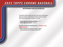 Topps Chrome Baseball 2025 - Mega Box