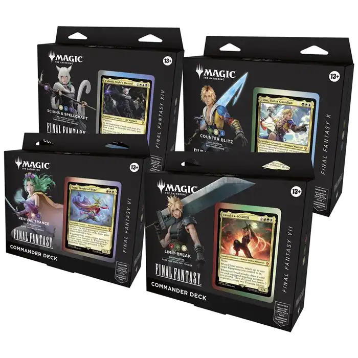 Magic The Gathering - Final Fantasy - Commander Deck Bundle
