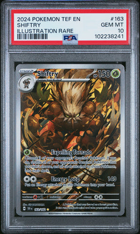 Shiftry [Illustration Rare] #163 PSA 10 [Temporal Forces 2024]