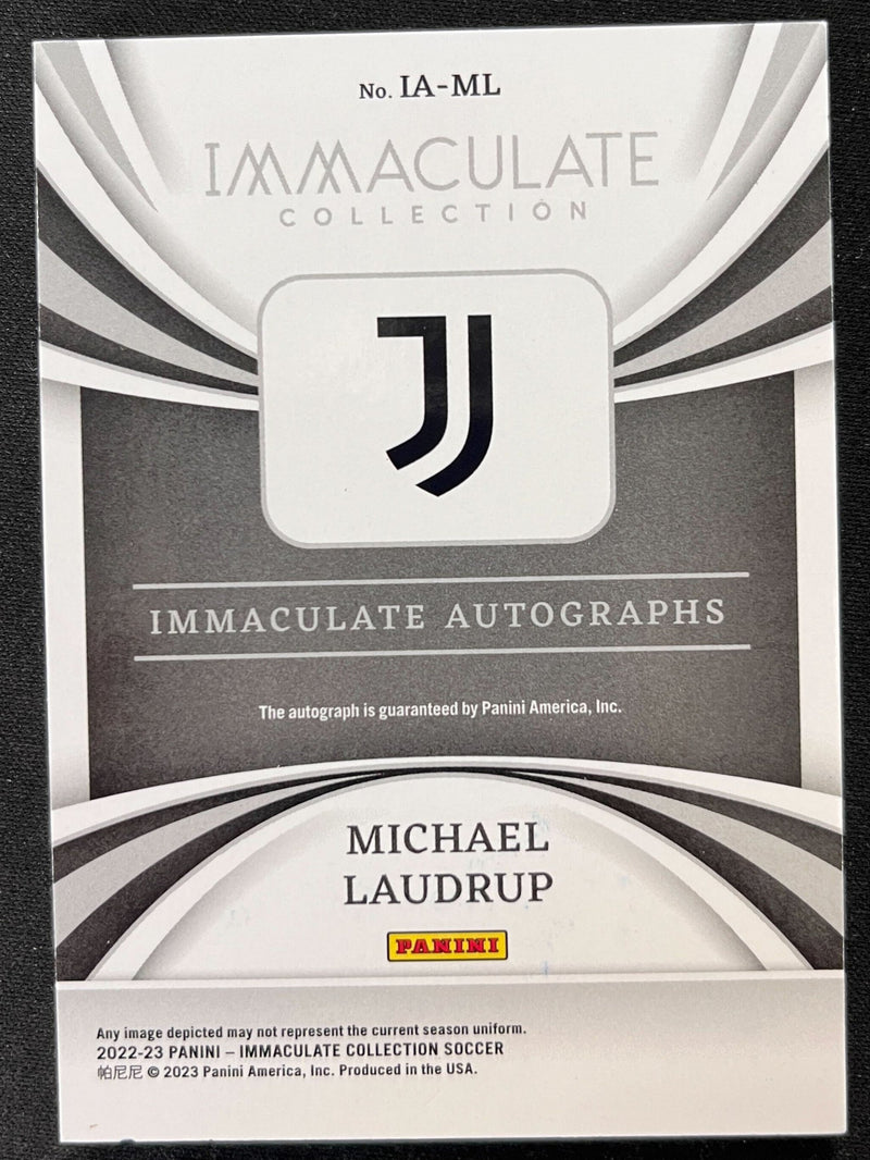 Michael Laudrup /99 Autograph [2023 Panini Immaculate Collection]