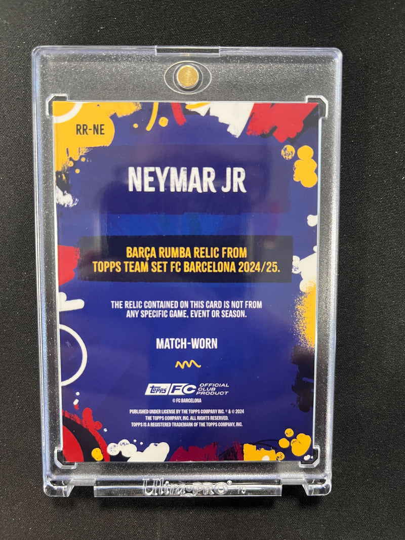 Neymar JR /99 Match Worn Patch [2024 Topps FC Barcelona Team Set]