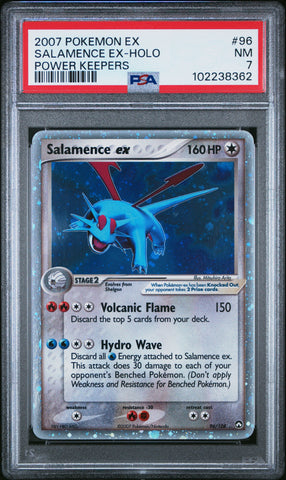 Salamence Ex Holo [Power Keepers] #96 PSA 7 [Ex Power Keepers 2007]