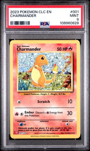 Charmander #1 PSA 9 [Pokemon CLC Trading Card Game Classic 2023]