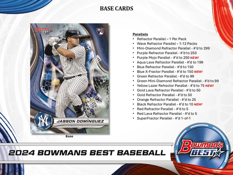 Topps Bowman's Best Baseball 2024 - Hobby Box