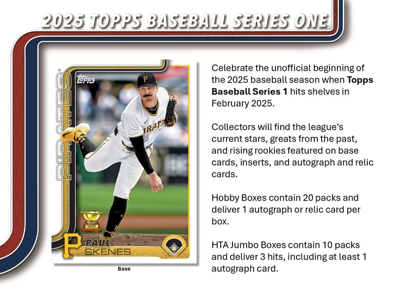 Topps MLB Baseball Series 1 2025 - Jumbo Box