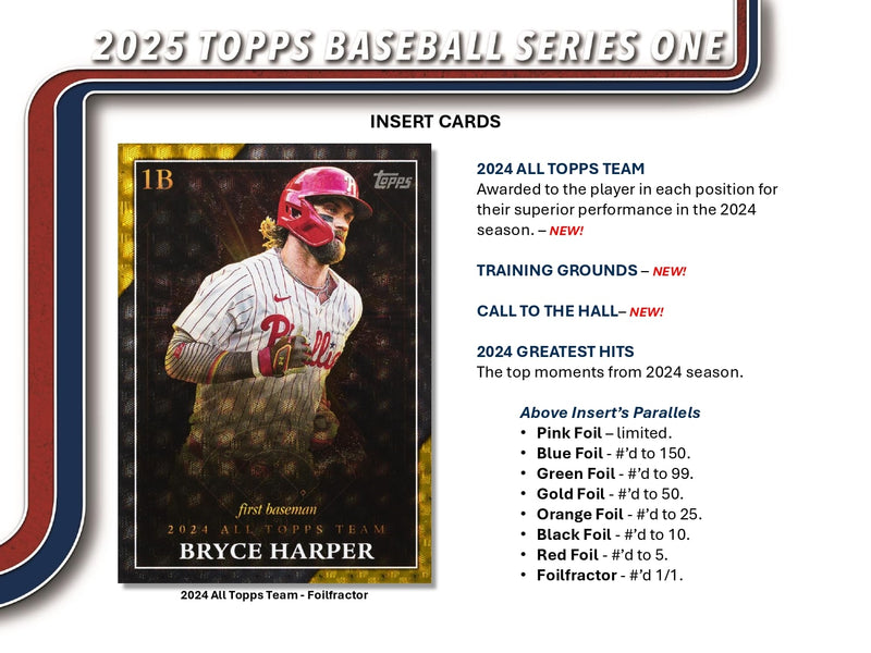 Topps MLB Baseball Series 1 2025 - Hobby Box