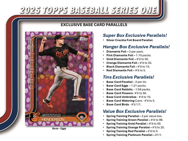 Topps MLB Baseball Series 1 2025 - Mega Box