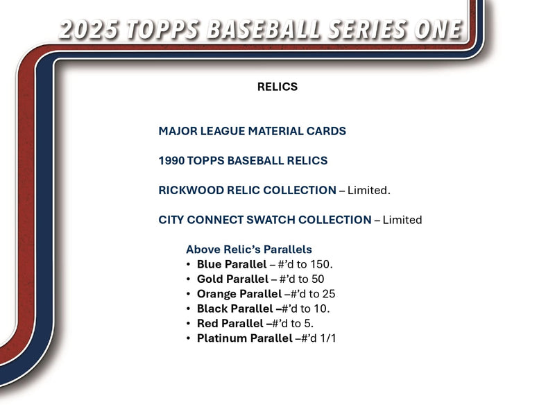 Topps MLB Baseball Series 1 2025 - Mega Box