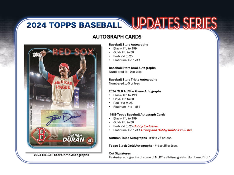 *Forudbestilling* Topps Update Series Baseball 2024 - Jumbo Box