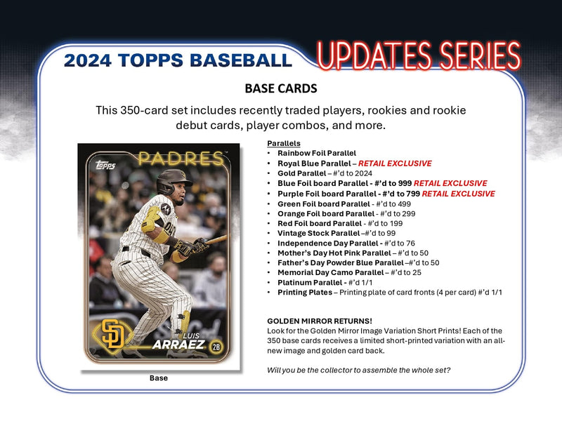 *Forudbestilling* Topps Update Series Baseball 2024 - Value Box