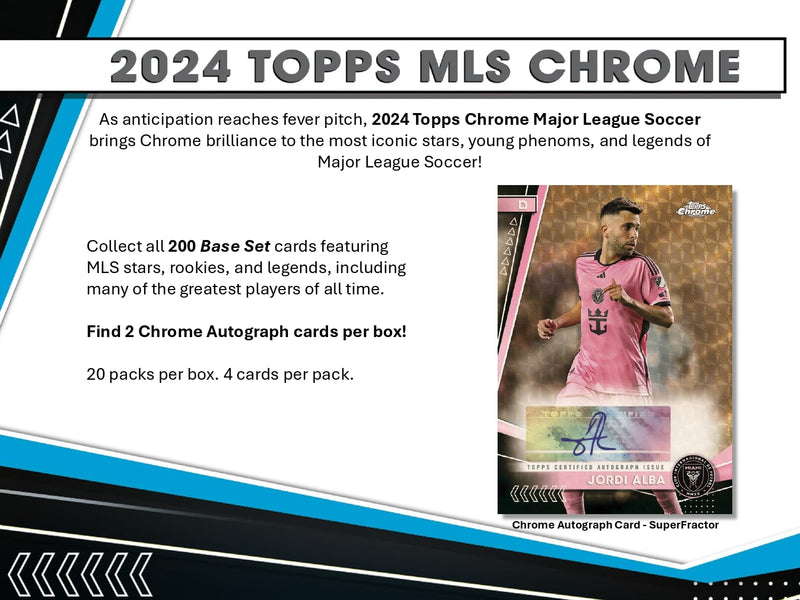 Topps Chrome MLS 2024 - Hobby Box