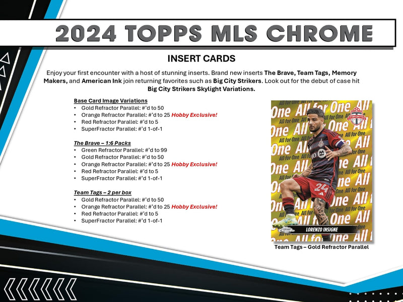 Topps Chrome MLS 2024 - Hobby Box