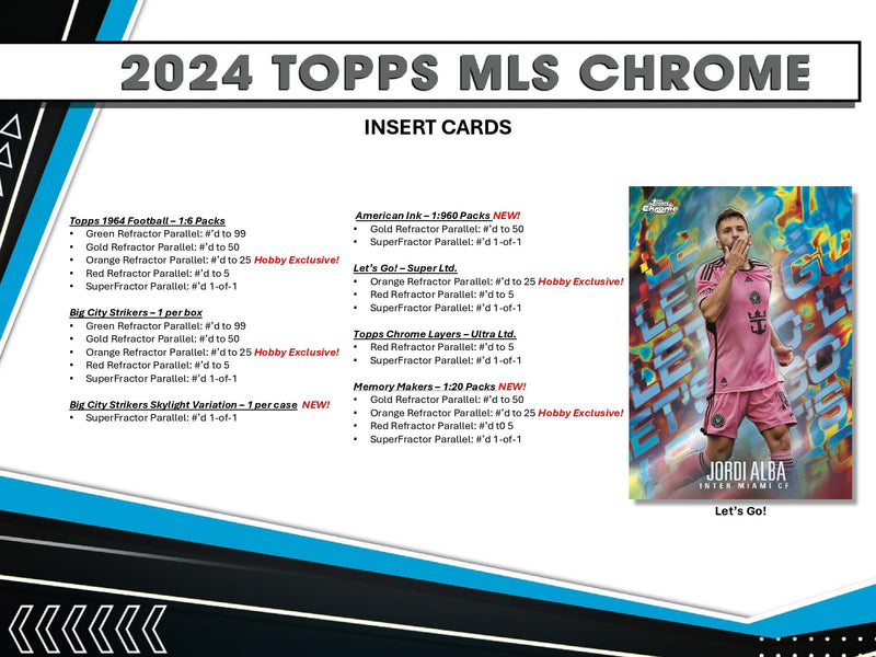 Topps Chrome MLS 2024 - Hobby Box