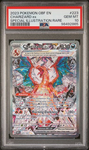 Charizard ex #223 PSA 10 [Obsidian Flames]