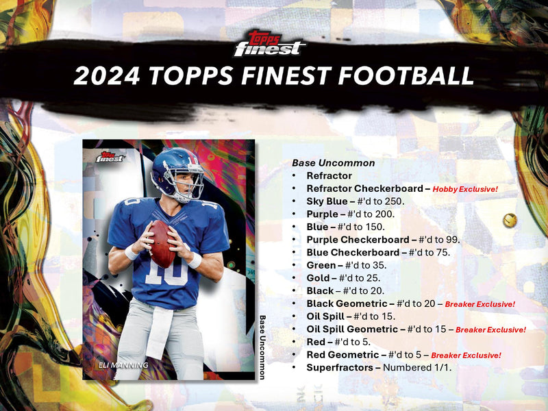 Topps Finest Football 2024 - Hobby Box