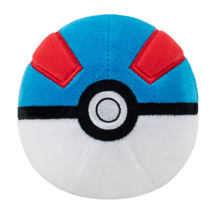 Pokémon Plush: Pokeball Greatball 10 cm