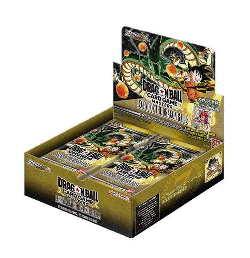 Dragon Ball Super Card Game Masters: Legend of the Dragon Balls B25 - Booster Display