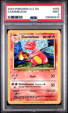 Charmeleon #2 PSA 9 [Pokemon CLC Trading Card Game Classic 2023]