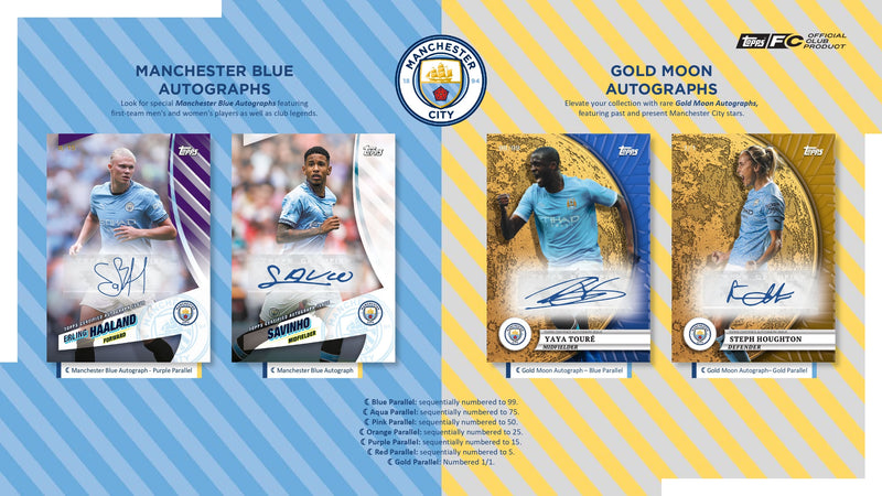 Topps Manchester City Blue Moon 2024/25 - Hobby Box