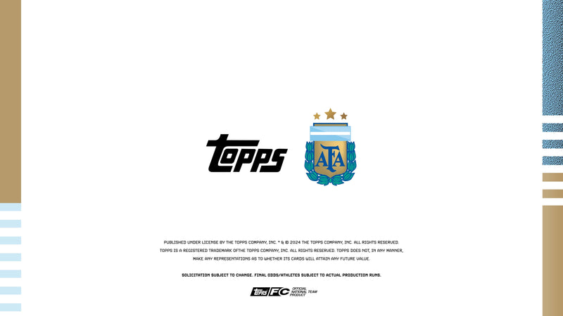 *Forudbestilling* Topps Argentina Team Set 2024/25