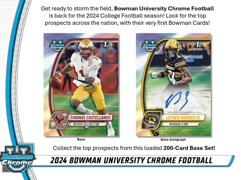 Topps Chrome Bowman University Football - Jumbo Box