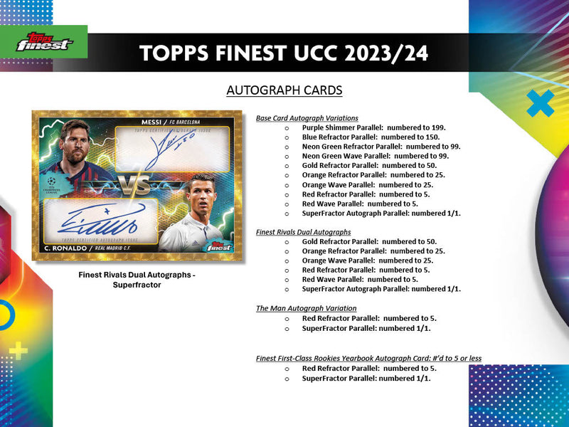 Topps Finest UEFA Champions League 2023/24 - Hobby Box