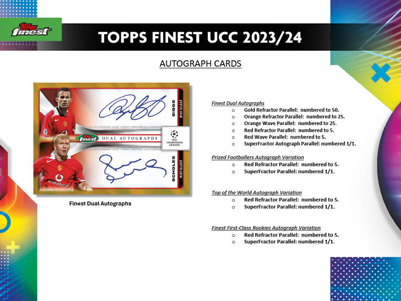 Topps Finest UEFA Champions League 2023/24 - Hobby Box