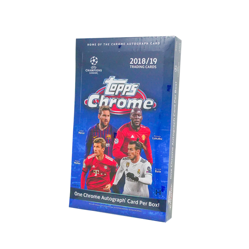 Topps Chrome UEFA Champions League 2018/19 - Hobby Box