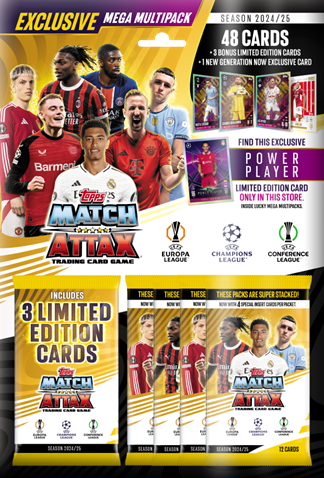 Topps Match Attax 2024/25 - Exclusive Mega Multipack