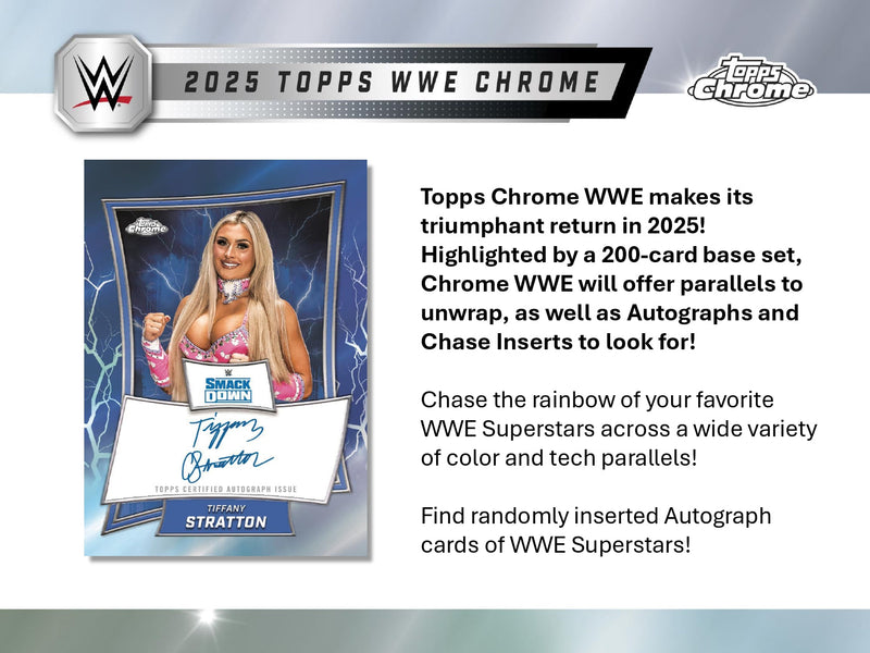 Topps Chrome WWE 2025 - Value Box