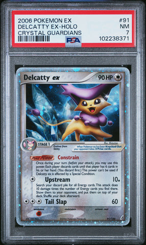 Delcatty Ex Holo [Crystal Guardians] #91 PSA 7 [Ex Crystal Guardians 2006]