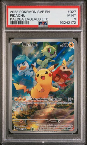 Pikachu #027 PSA 9 [Scarlet & Violet Promos]