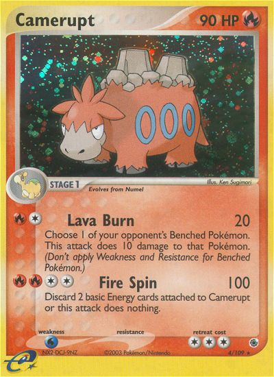 Camerupt (4/109) [EX: Ruby & Sapphire]