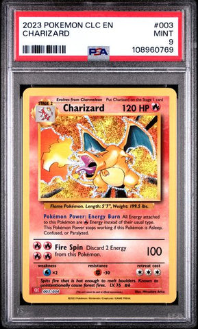 Charizard #3 PSA 9 [Pokemon CLC Trading Card Game Classic 2023]