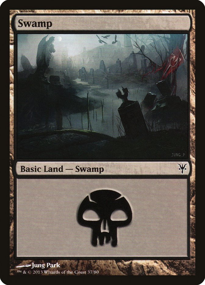 Swamp (37) [Duel Decks: Sorin vs. Tibalt]