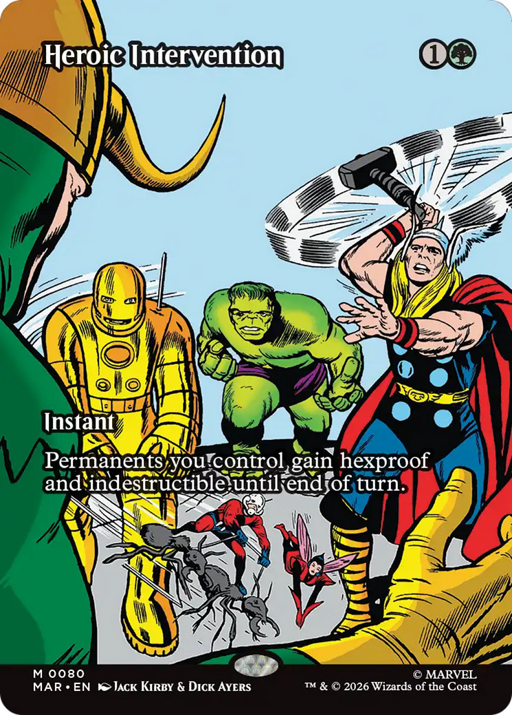 Heroic Intervention (0080) (Borderless) [Marvel Universe: Eternal-Legal]
