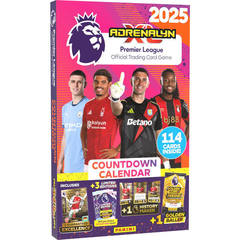 Panini Adrenalyn XL Premier League 2025 - Advent Calendar (Julekalender)