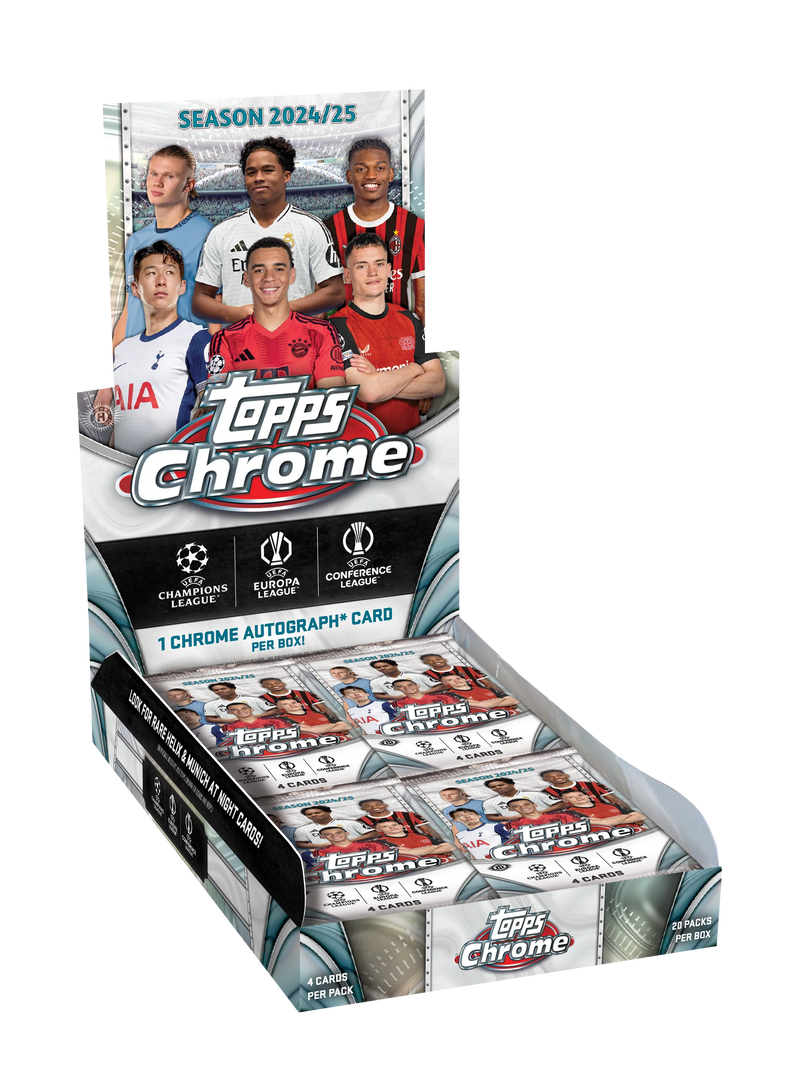 Topps Chrome UEFA Club Competitions 2024/25 - Hobby Box