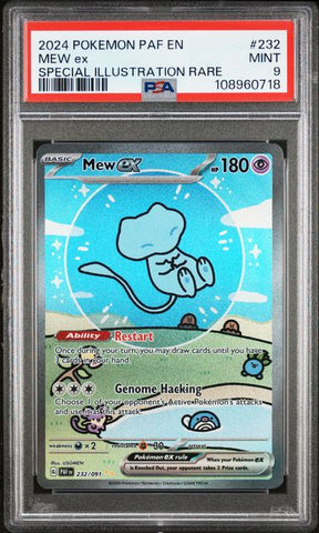 Mew Ex [Special Illustration Rare] #232 PSA 9 [Pokemon Paldean Fates 2024]