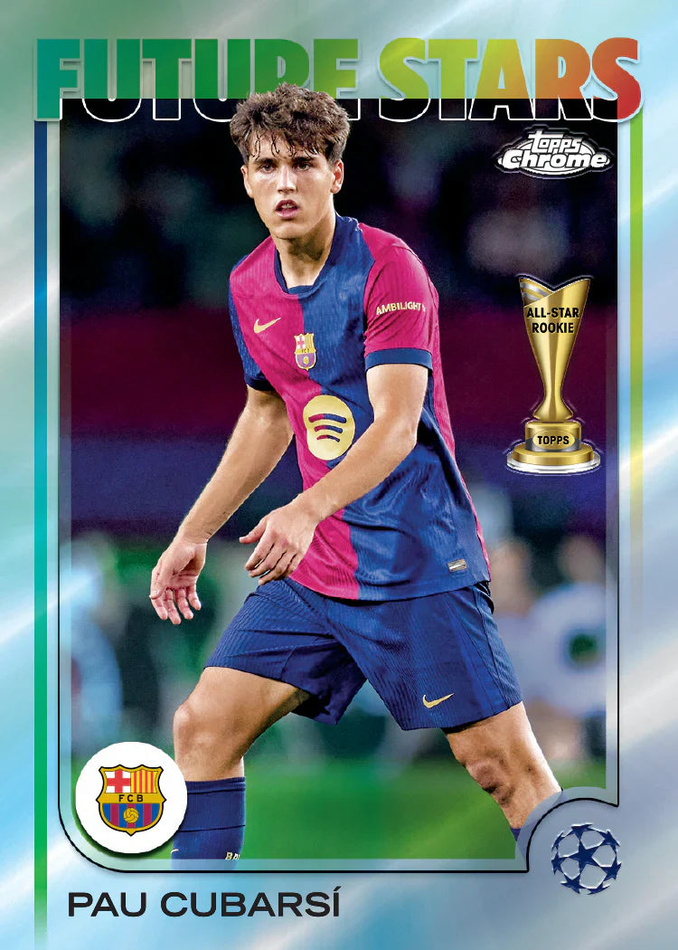 Topps Chrome UEFA Club Competitions 2024/25 - Hanger Pack