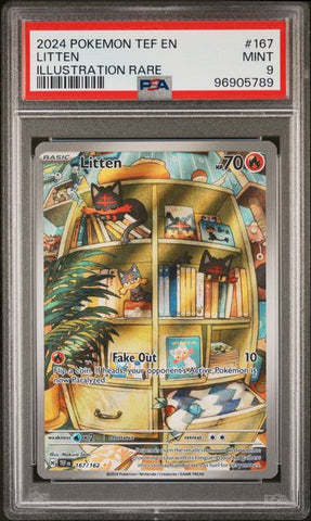 Litten #167 PSA 9 [Temporal Forces]