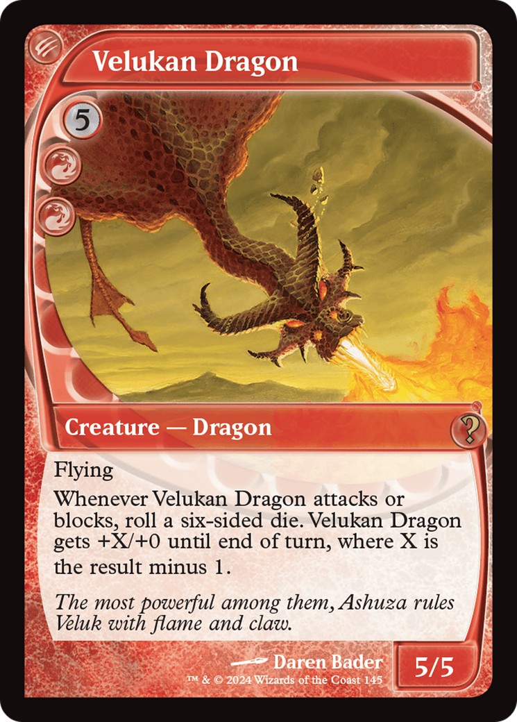 Velukan Dragon (Future Sight) [Mystery Booster 2]