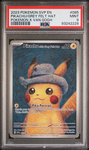 Pikachu With Grey Felt Hat