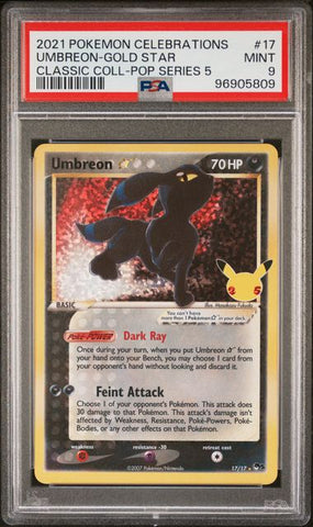 Umbreon #17 PSA 9 [Celebrations]