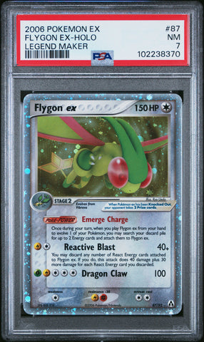 Flygon Ex Holo [Legend Maker] #87 PSA 7 [Ex Legend Maker 2006]