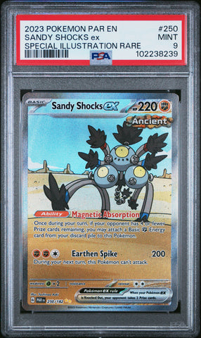 Sandy Shocks Ex [Special Illustration Rare] #250 PSA 9 [Paradox Rift 2023]