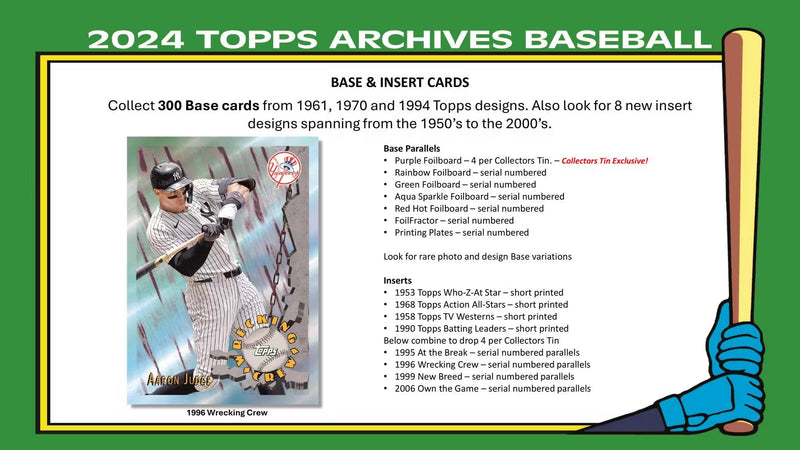 Topps Archives Baseball 2024 - Collector's Box