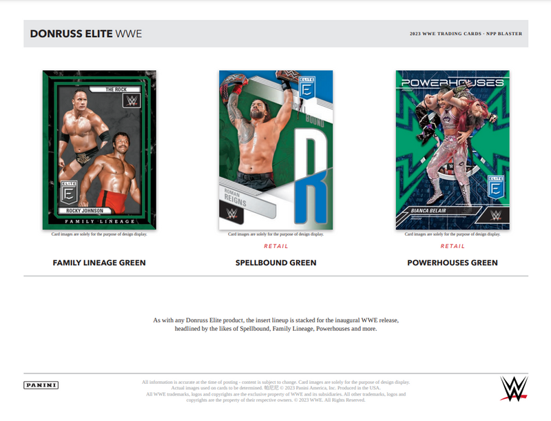 Panini Donruss Elite WWE 2023 - Blaster Box