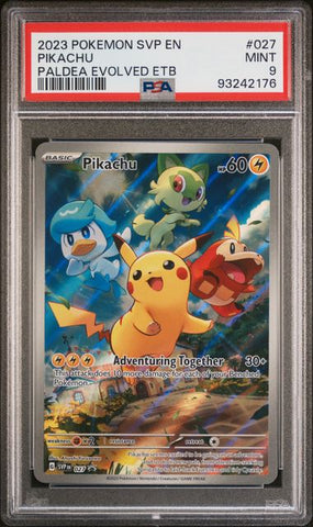 Pikachu #027 PSA 9 [Scarlet & Violet Promos]